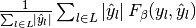 \frac{1}{\sum_{l \in L} \left|\hat{y}_l\right|} \sum_{l \in L} \left|\hat{y}_l\right| F_\beta(y_l, \hat{y}_l)